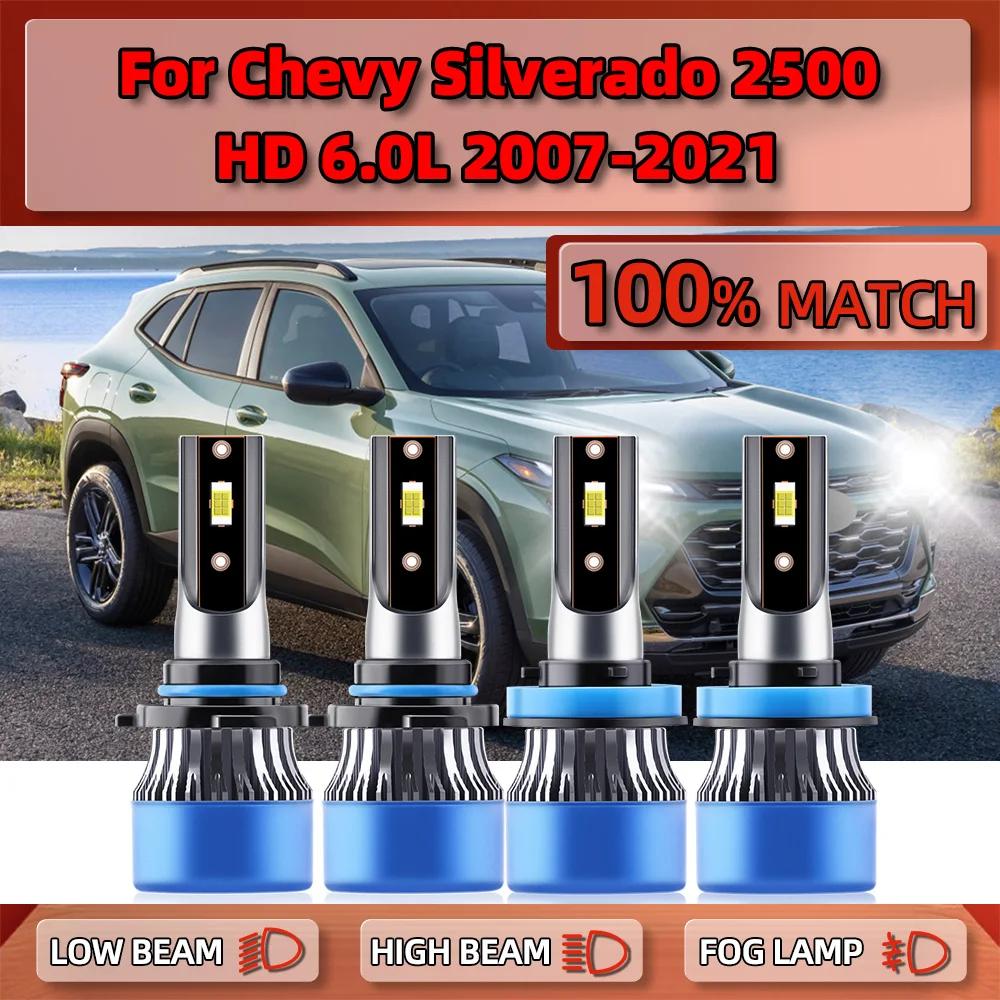 Canbus LED Ʈ , 240W  ο  ڵ , Chevy Silverado 2500 HD 6.0L 2007-2019 2020 2021, 40000LM, 12V
